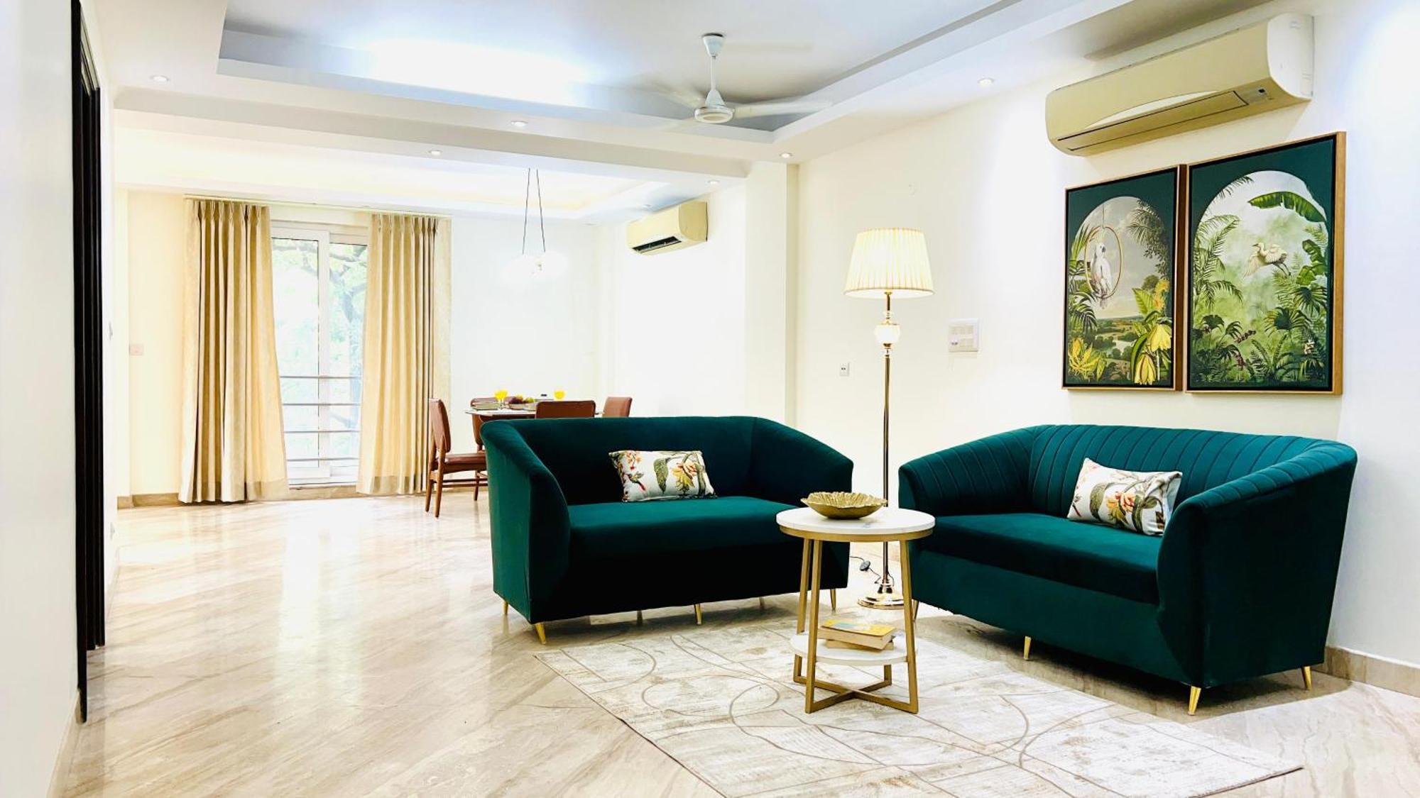 Olive Serviced Apartments - New Friends Colony Nova Deli Quarto foto